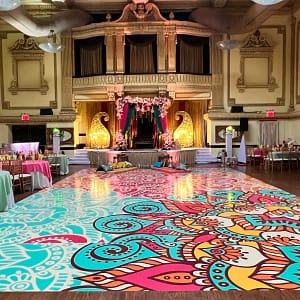 Custom Decal Dance Floor Wrap