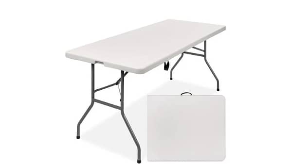 White Folding Table Rental