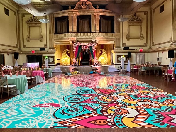 Custom Decal Dance Floor Wrap