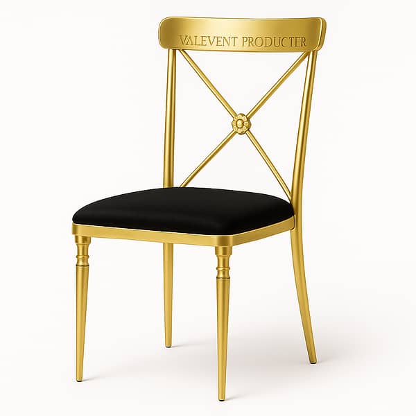Rider Black Dining Chair Rental