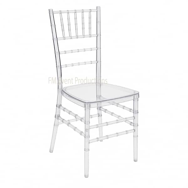Ghost Chiavari Chair Rental