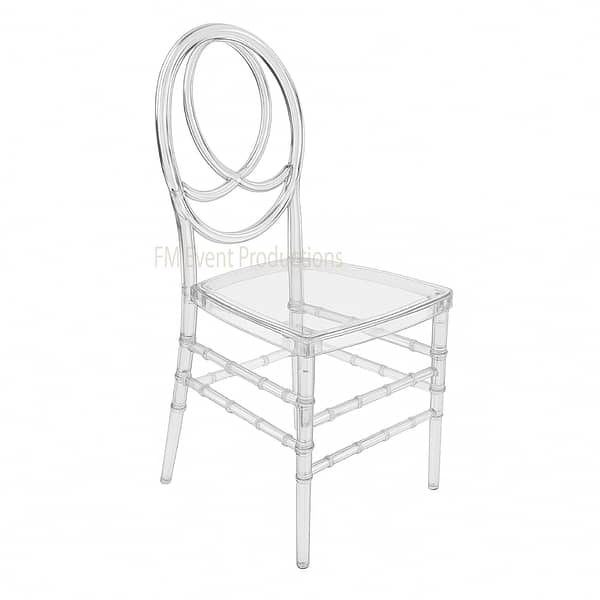 Clear Phoenix Chiavari Chair Rental